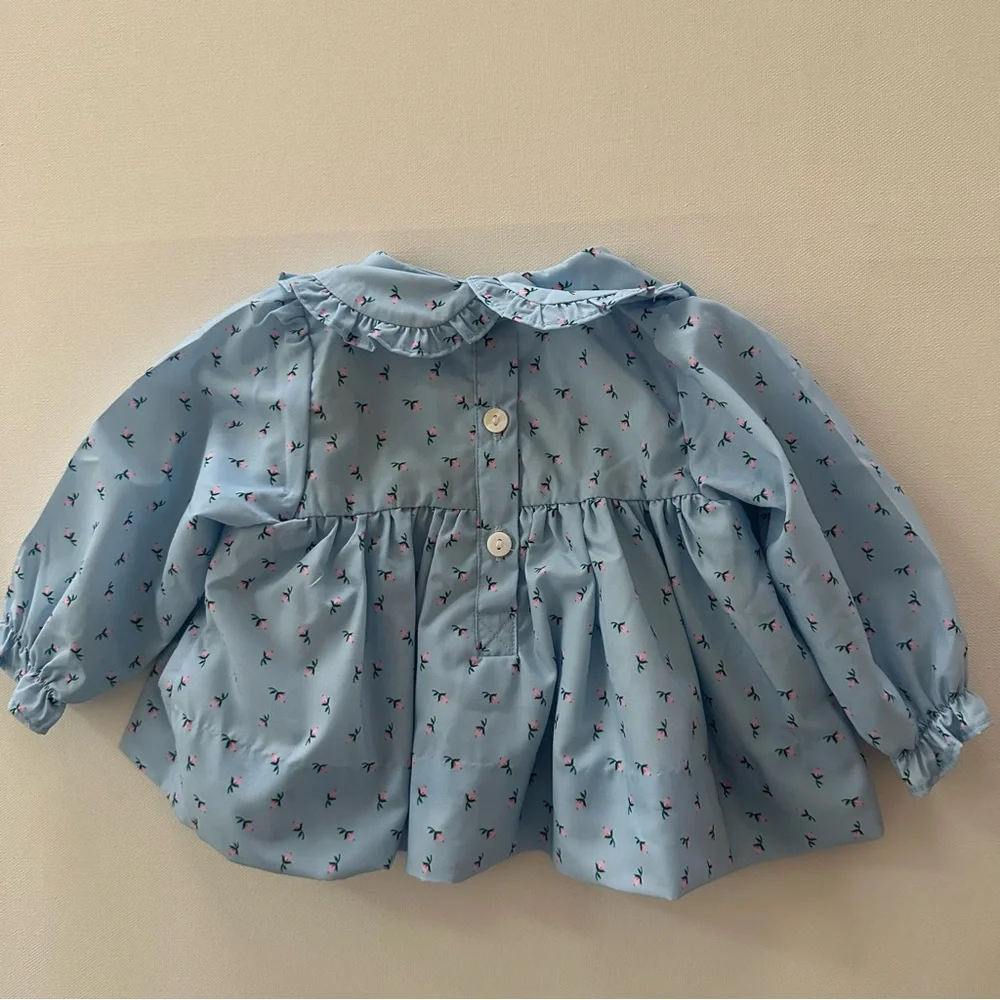 Cecil and Lou 6 Months Baby Girl Floral Top & Pink Short Set Outfit